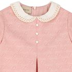 Younger Girls Pink GG Dress, 1, hi-res