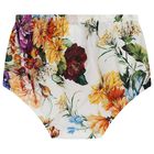 طقم فستان زهري متعدد الألوان بشعار للفتيات الصغيرات, 1, hi-res