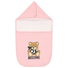 Baby Girls Pink Teddy Bear Logo Nest, 3, hi-res