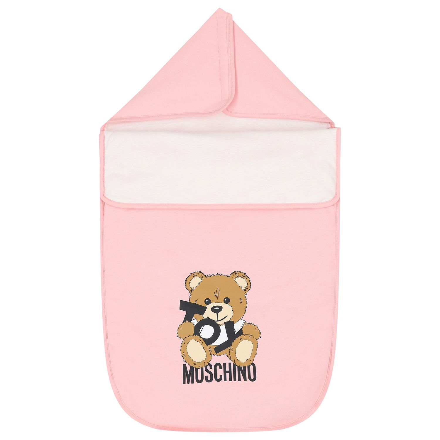 Baby Girls Pink Teddy Bear Logo Nest, 3, hi-res