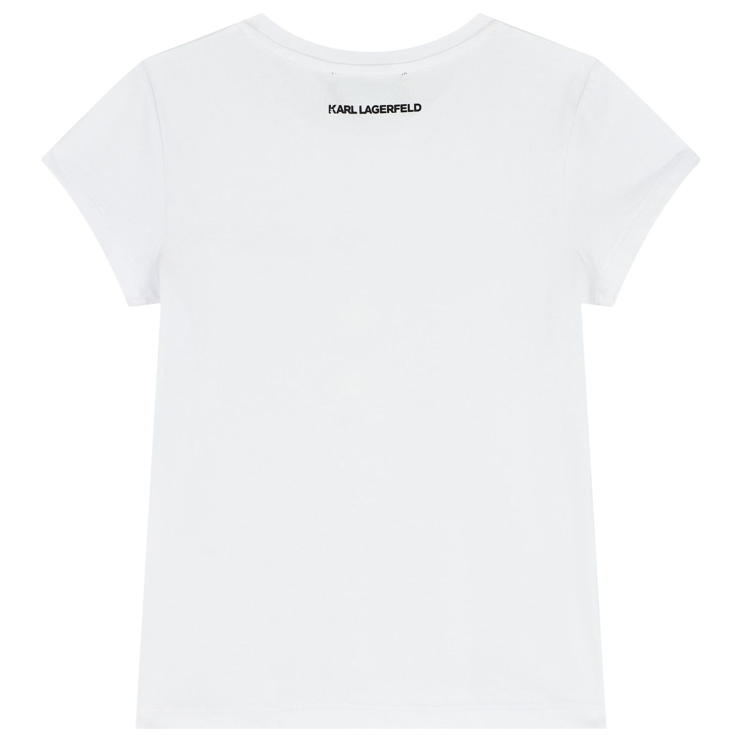 Girls White Logo T-Shirt, 2, hi-res image number null