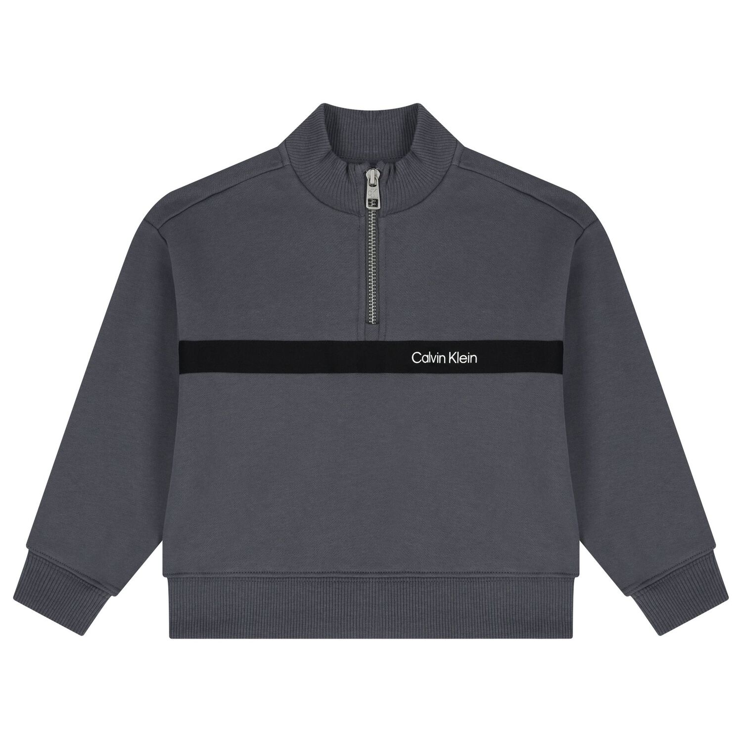 Boys Grey Logo Tracksuit, 1, hi-res
