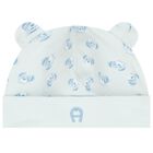 Baby Boys Blue Teddy Bear Logo Hat, 2, hi-res