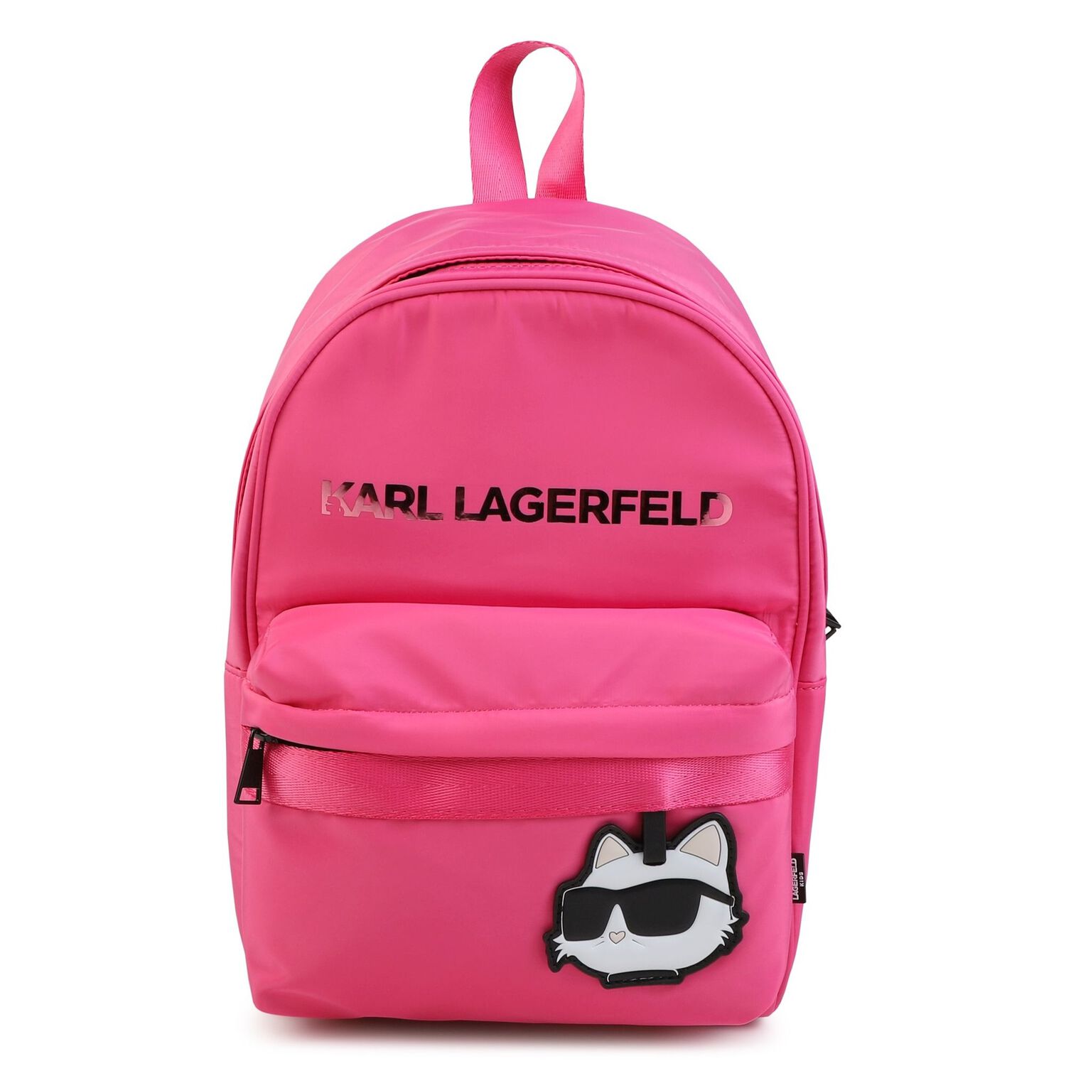 Girls Pink Logo Back Pack, 1, hi-res