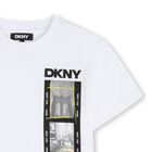 تيشيرت اولاد بالشعار باللون الابيض , 2, hi-res