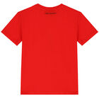 Boys Red Thunder Bolt T-Shirt, 1, hi-res