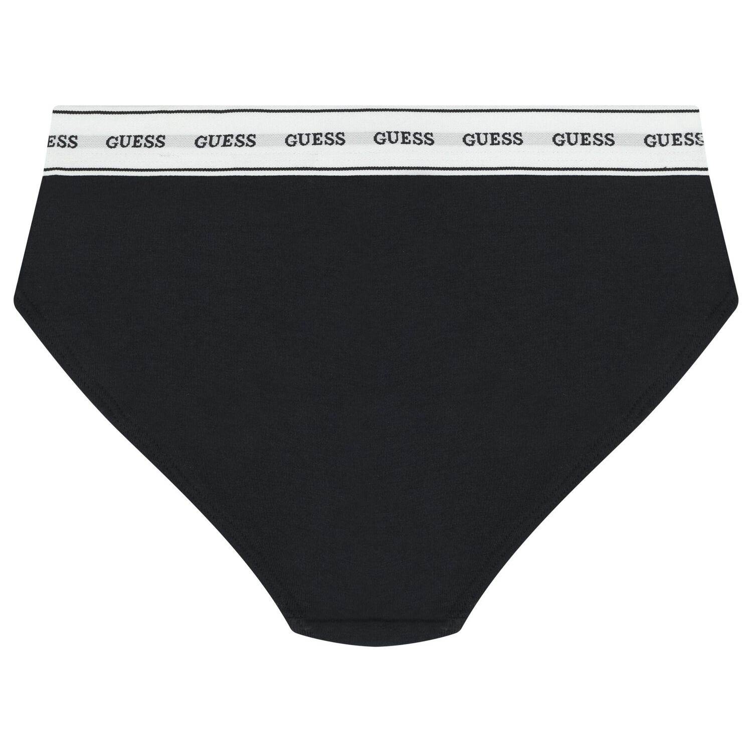 بيكيني أسود بشعار للبنات, 2, hi-res