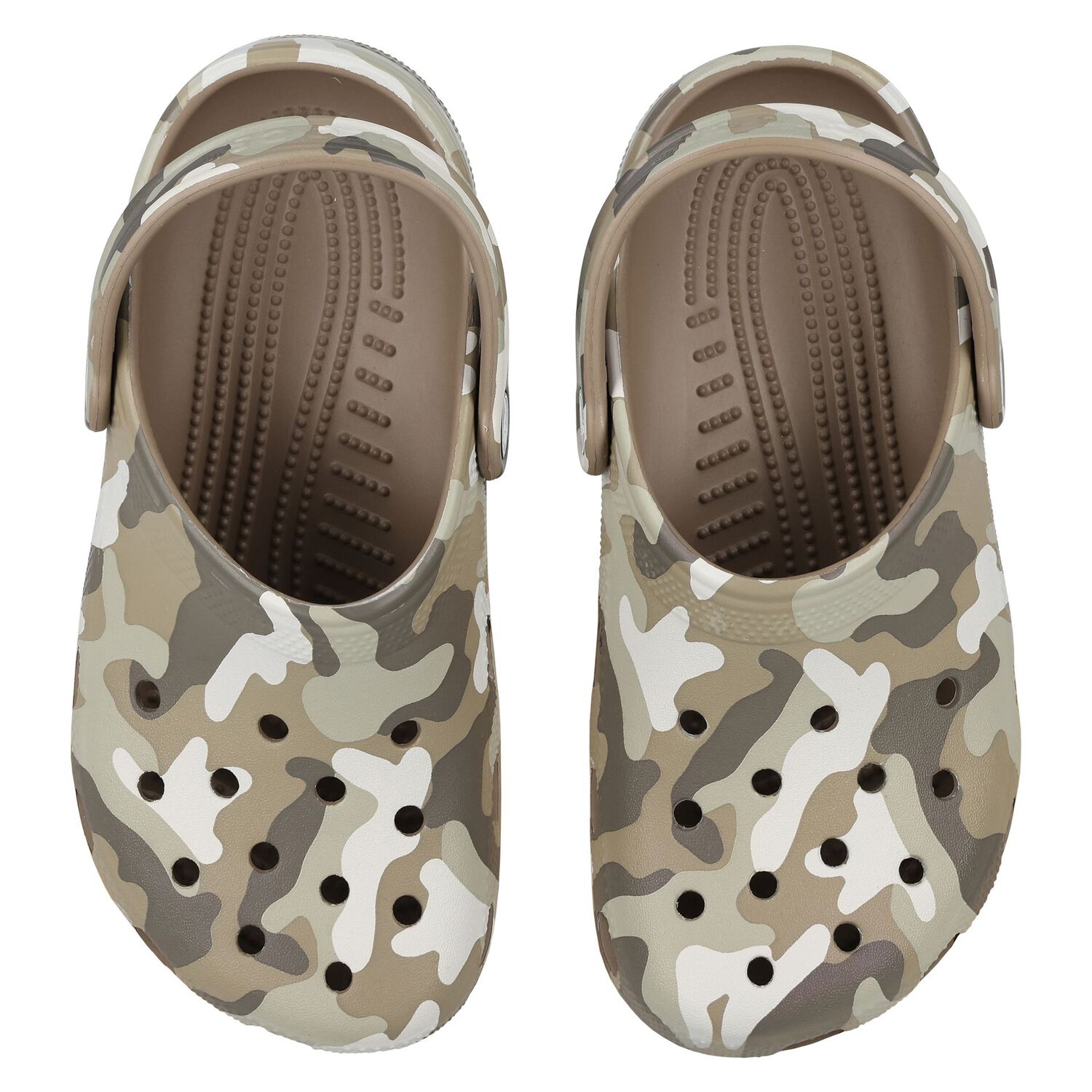 Black & Grey Classic Camo Clogs Sandals, 2, hi-res image number null