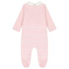 Baby Girls Ivory & Pink Babygrows ( 2-Pack ), 1, hi-res