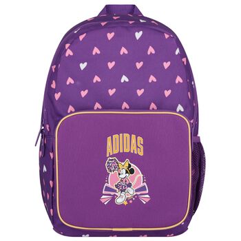 Girls Purple Disney Logo Backpack
