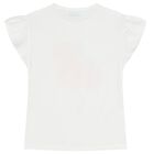 Girls White & Pink Leggings Set, 1, hi-res