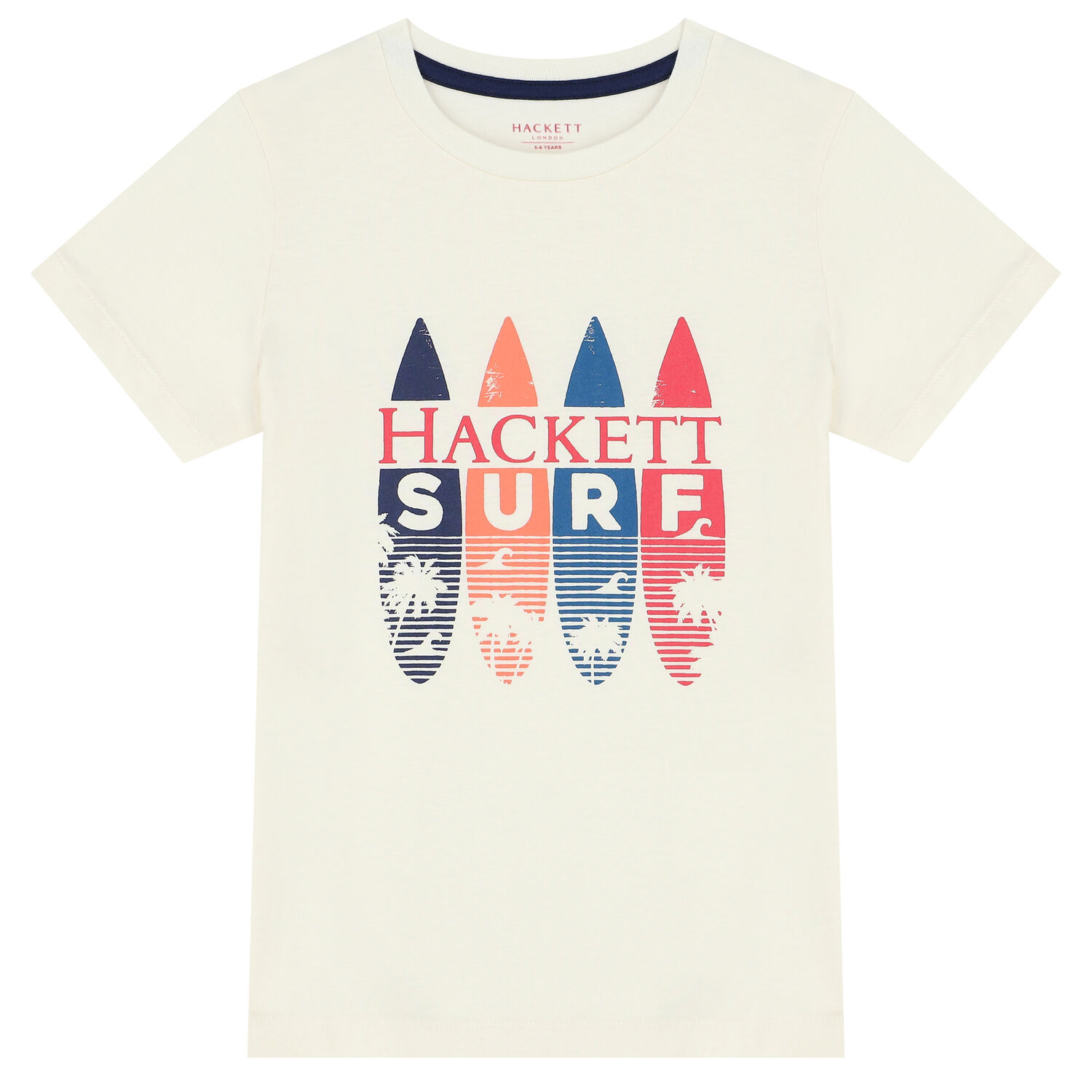 Boys Ivory Logo T-Shirt, 1, hi-res