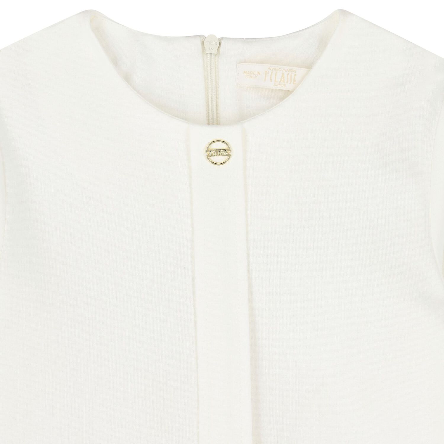 Girls Ivory Geo Map Bow Dress, 1, hi-res