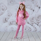 Girls Pink Floral Leggings Set, 1, hi-res