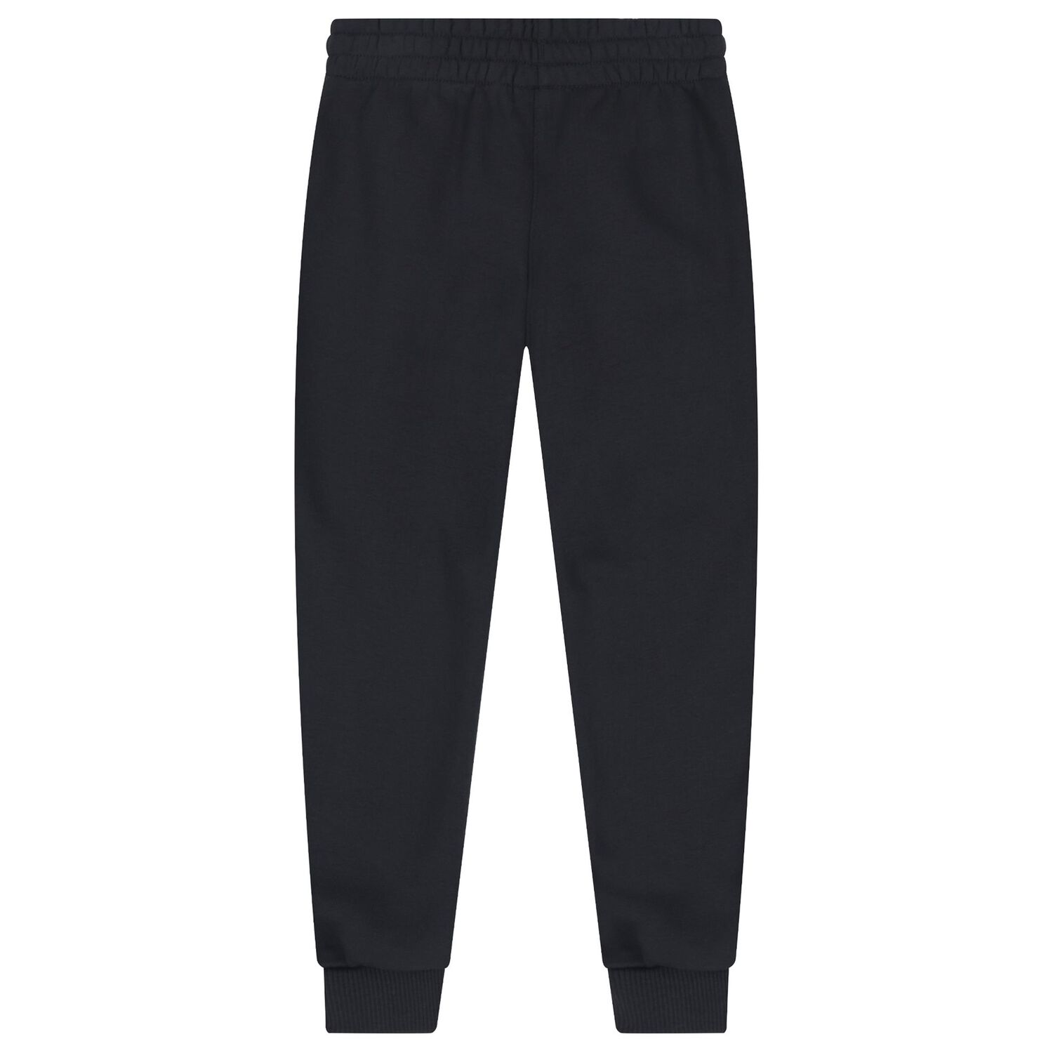 Boys Black Swoosh Logo Tracksuit, 1, hi-res