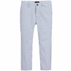 Boys Blue & White Trousers, 1, hi-res