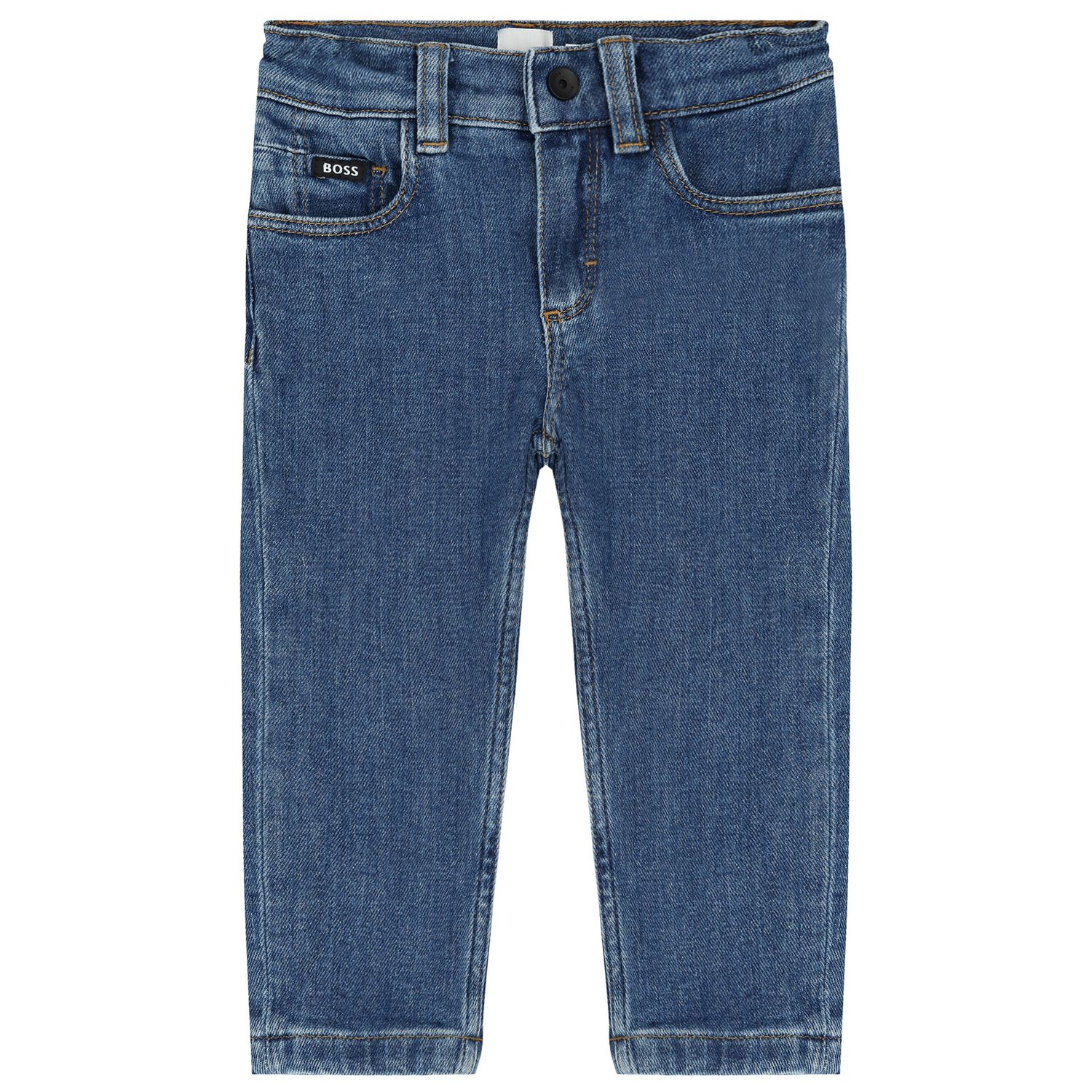 بنطلون جينز باللون الازرق للأولاد, 1, hi-res image number null