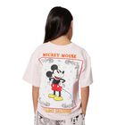 Girls Pink Logo Disney T-Shirt, 1, hi-res