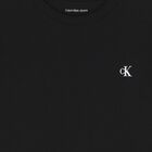 بلوزة بأكمام طويلة بشعار أبيض وأسود للأولاد (عبوة من قطعتين), 1, hi-res