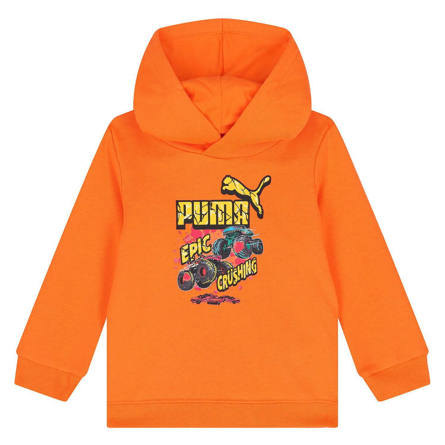 Younger Boys Orange & Black Hot Wheels Tracksuit, 1, hi-res