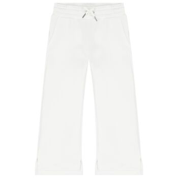 Girls Ivory Logo Joggers