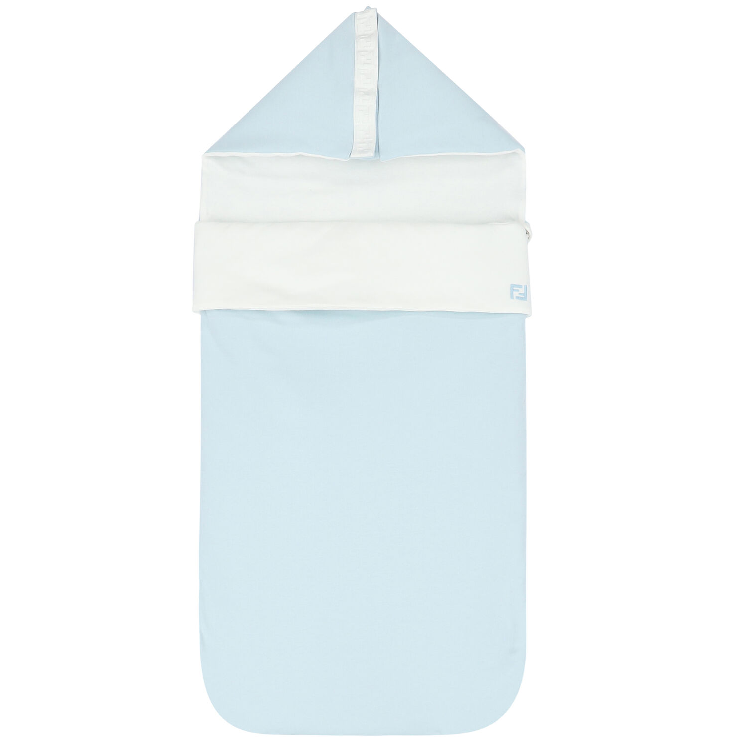 مدس بالشعار باللون الأزرق والأبيض, 1, hi-res