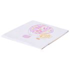 بطانية أطفال باللون الابيض و الاصفر بنقشة منطاد الهواء الساخن, 1, hi-res