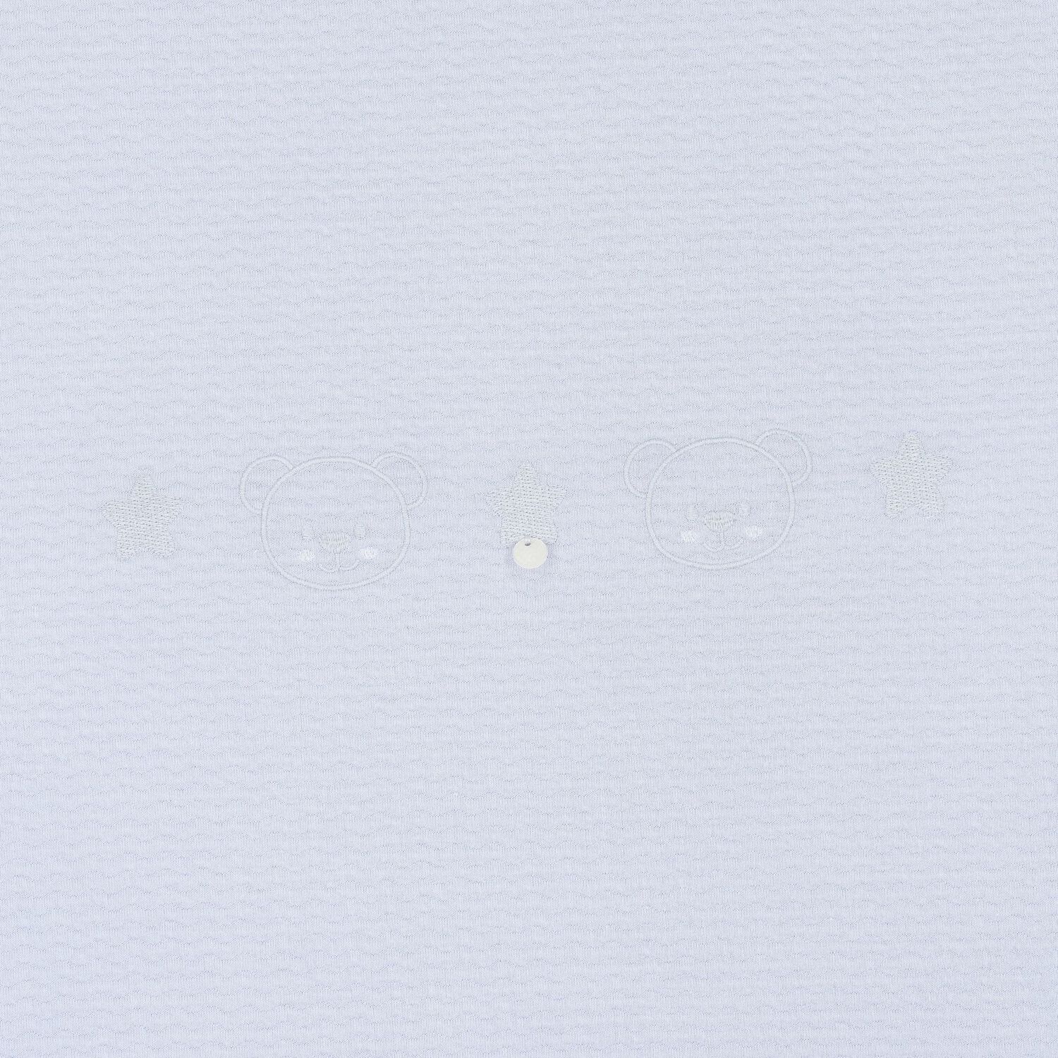 بطانية أولاد بشعار تيدي بير والقلب باللون الأزرق, 1, hi-res image number null