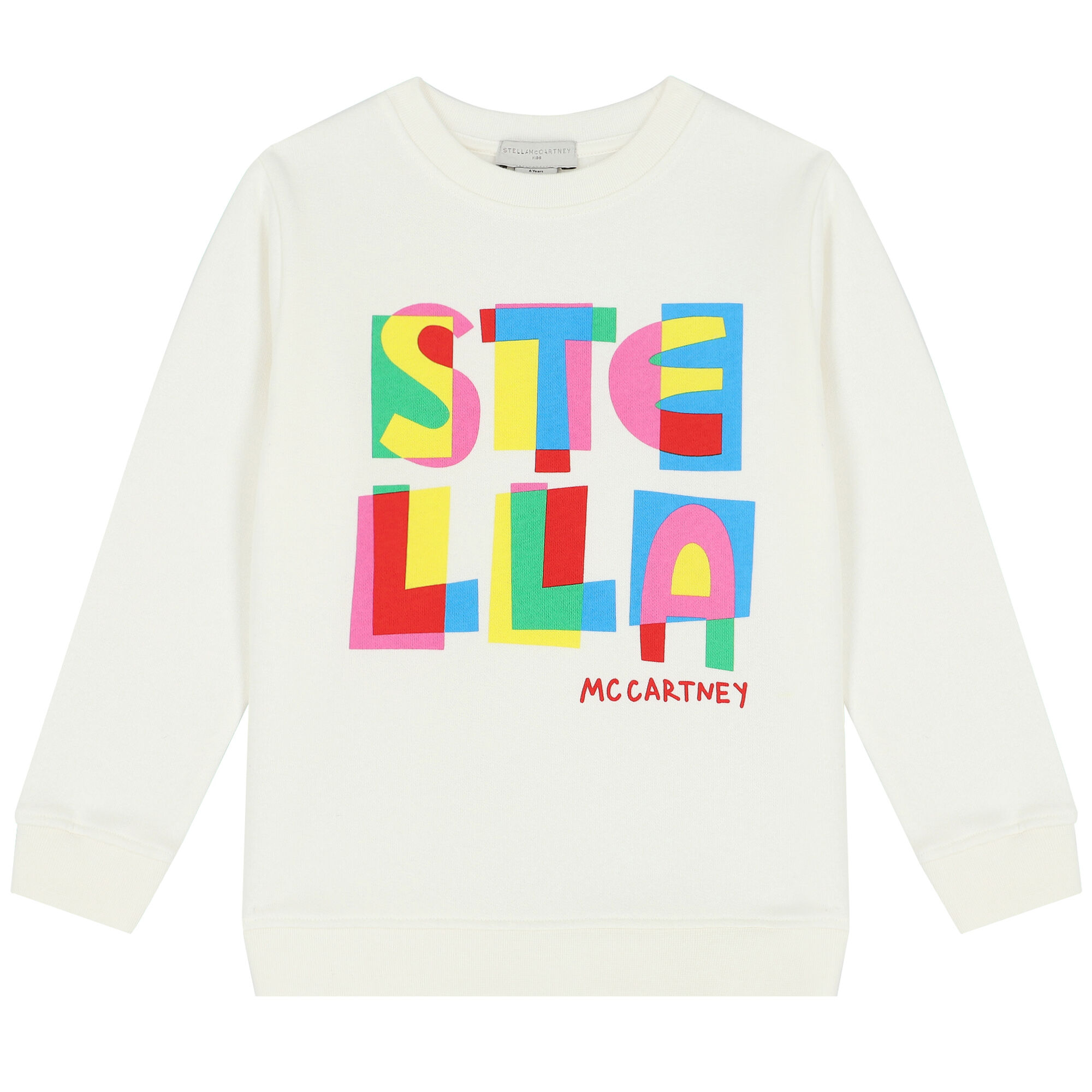 Stella McCartney Girls Ivory Logo Sweatshirt Junior Couture QA