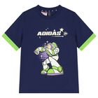Boys Navy Blue Buzz Lightyear Disney Shorts Set, 1, hi-res