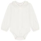 طقم تنورة بنات باللون العاجي والوردي, 1, hi-res