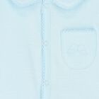 Baby Boys Blue Babygrow, 1, hi-res