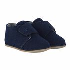 Baby Boys Navy Pre Walker Shoes, 1, hi-res