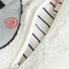 Ivory Bear Fleece Baby Pramsuit, 1, hi-res