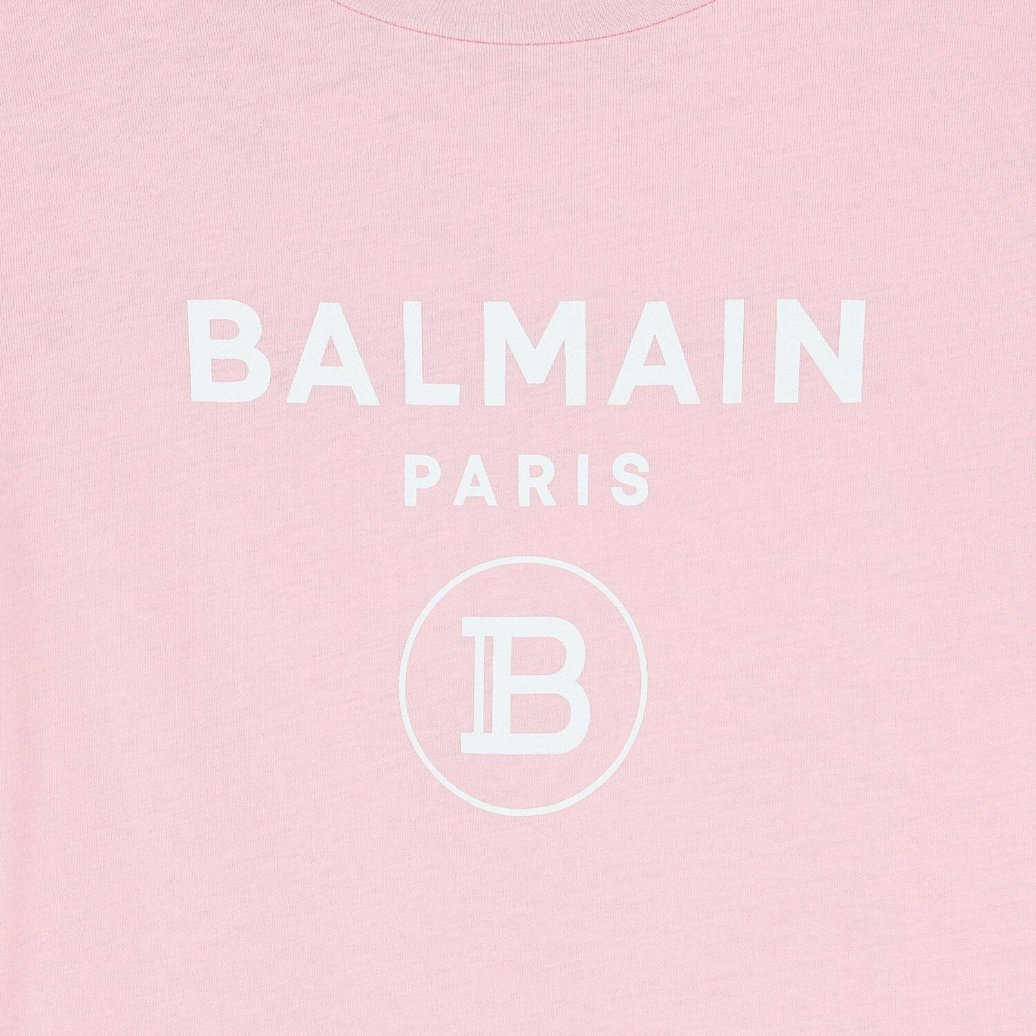 Pink & White Logo T-Shirt, 4, hi-res image number null