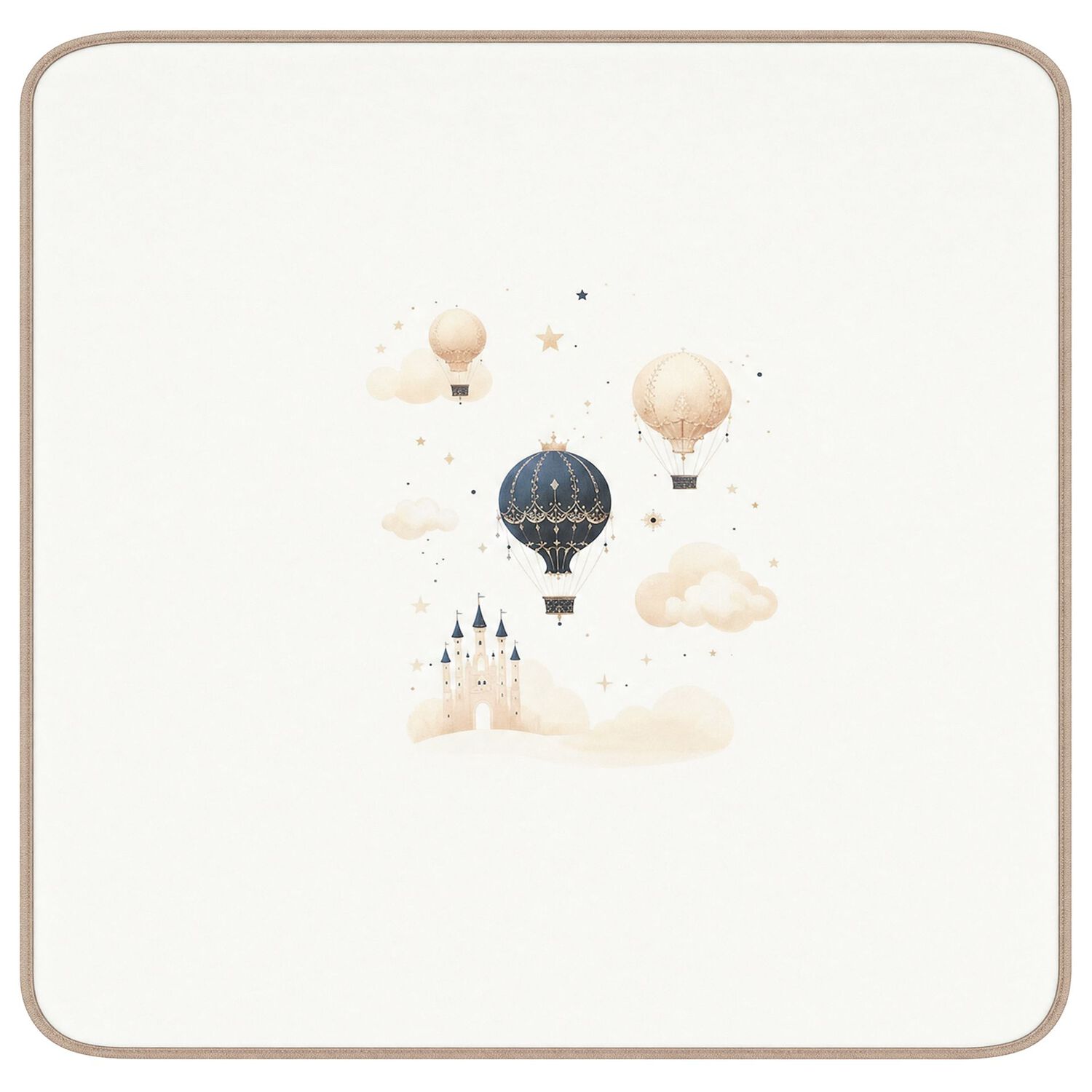 Ivory & Beige Balloon Babygrow Gift Set, 1, hi-res