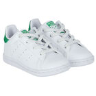 White Stan Smith Trainers, 1, hi-res