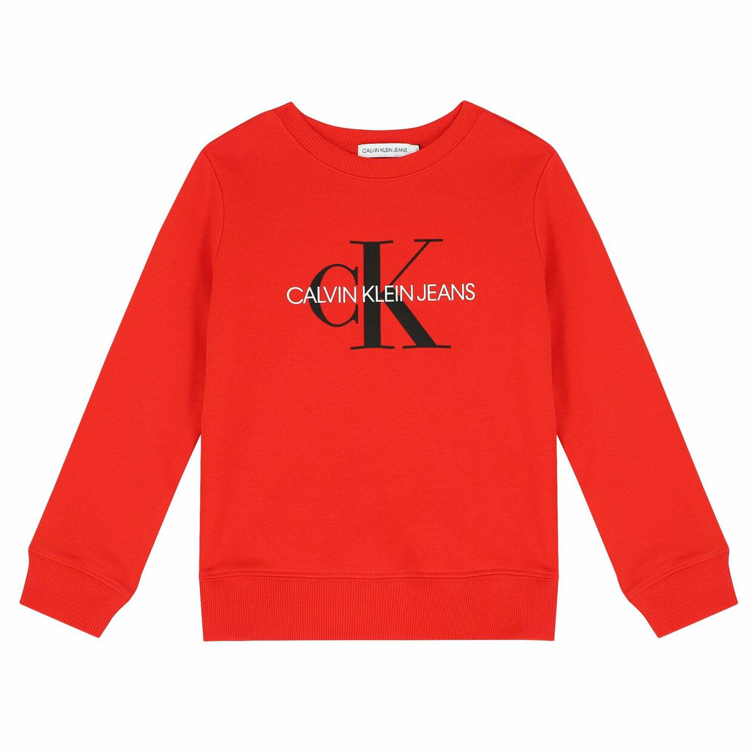 Girls Red Logo Sweatshirt, 1, hi-res image number null