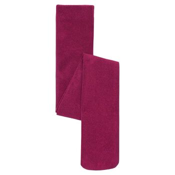 Girls Burgundy Tights