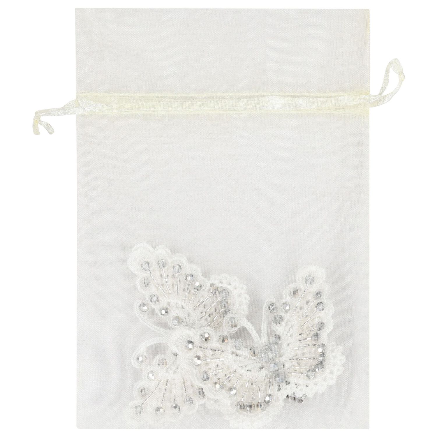 مشبك شعر على شكل فراشة مزين بالفضة للفتيات, 5, hi-res image number null