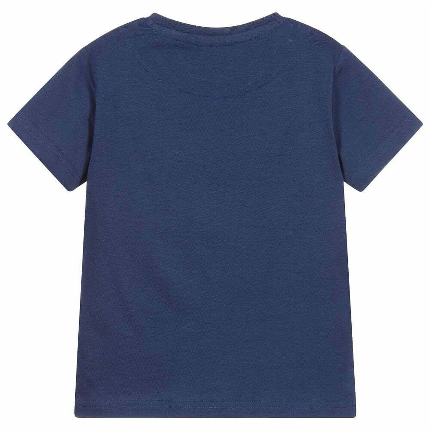 Boys Navy Skater T-Shirt, 1, hi-res