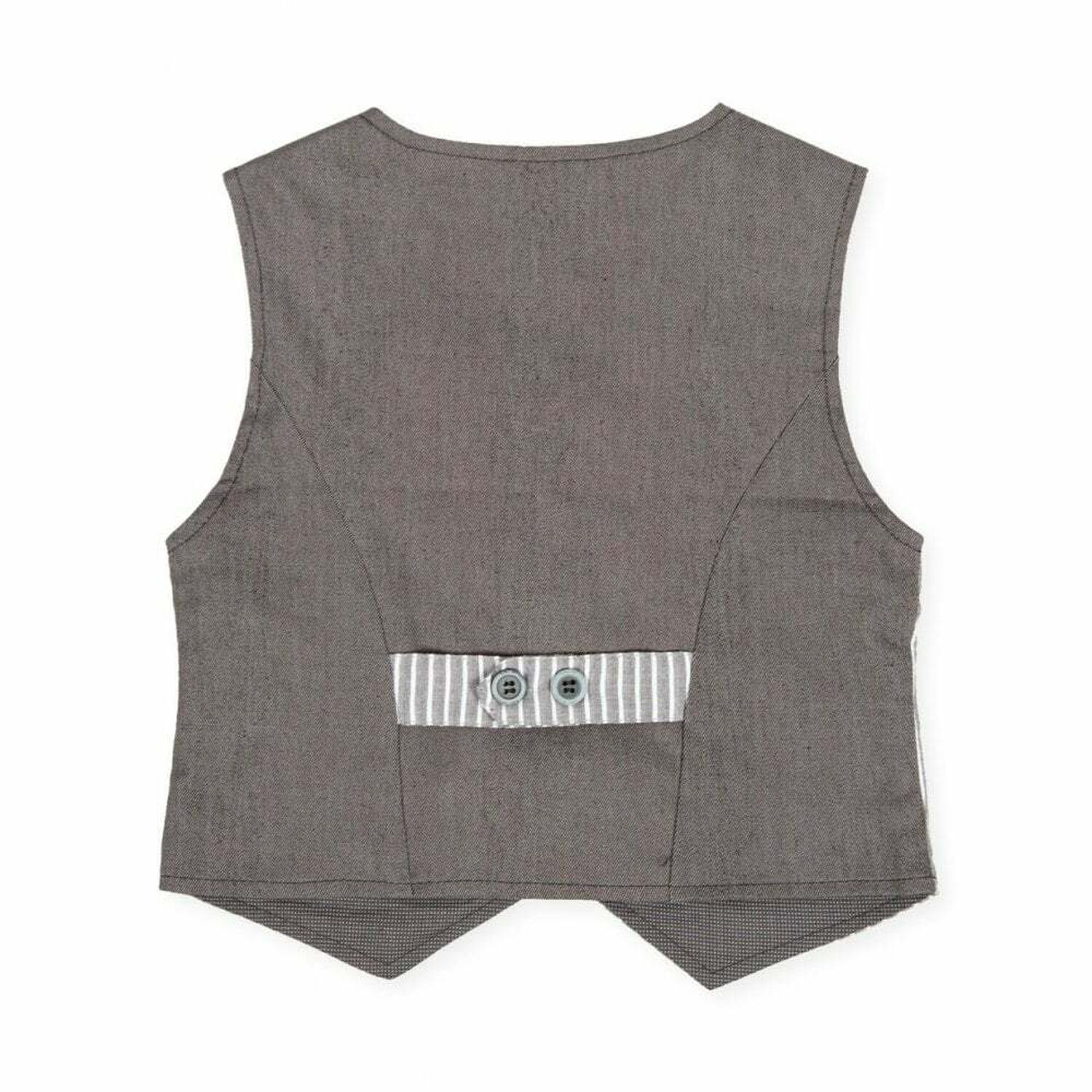 Boys Grey Chaleco Waistcoat, 1, hi-res image number null