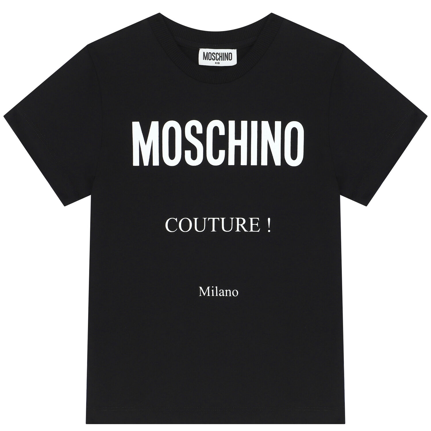 تيشيرت بالشعار باللون الأسود, 1, hi-res