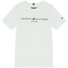 طقم شورت أولاد بالشعار باللون الابيض والأزرق, 4, hi-res