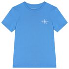 Boys Blue Logo T-Shirt, 6, hi-res