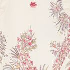 Girls Ivory & Pink Puffed Sleeve Dress, 2, hi-res