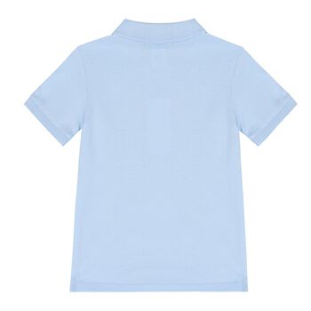 Baby Boys Blue Logo Polo Shirt