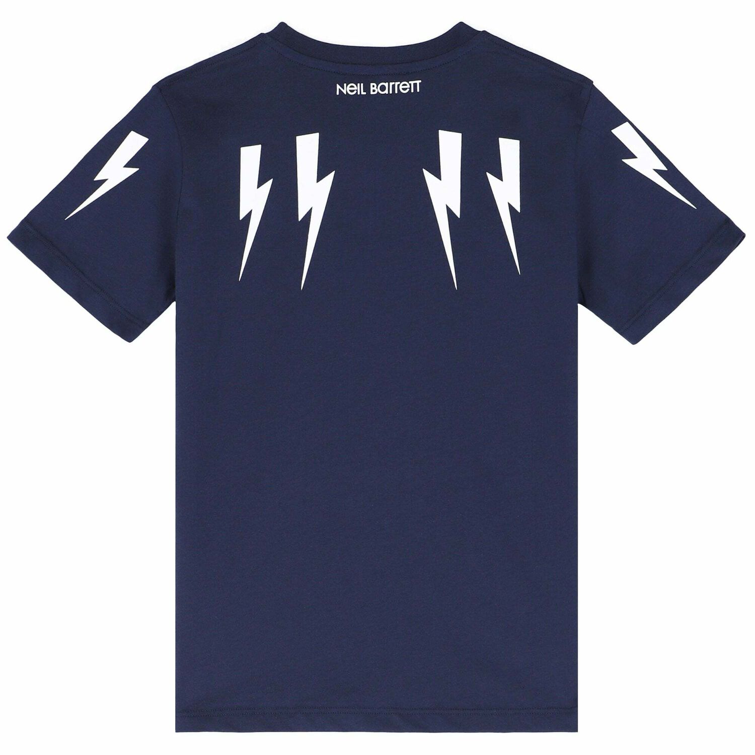 Boys Navy Blue Printed Jersey T-Shirt, 1, hi-res