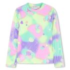 Girls Multi-Coloured Sea Shell Rash Vest, 1, hi-res