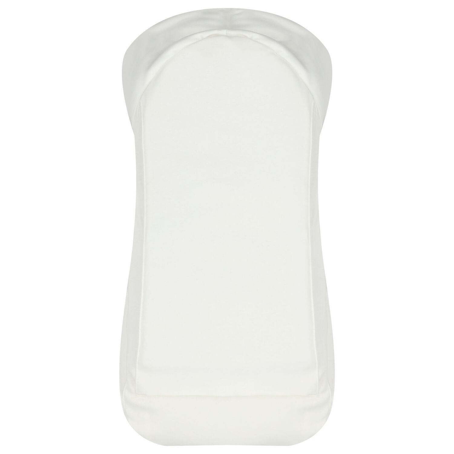 Baby Girls White Satin Bow Nest, 1, hi-res